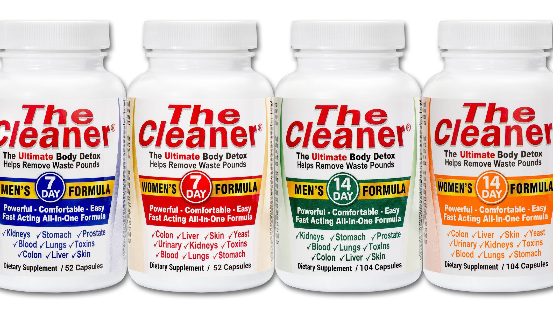 The Cleaner 7-Day Detox Women's Formula - 52 capsules